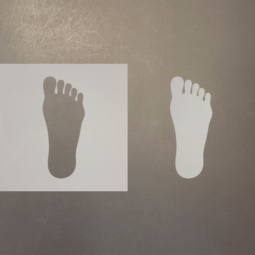 Foot Reusable Mylar Stencils