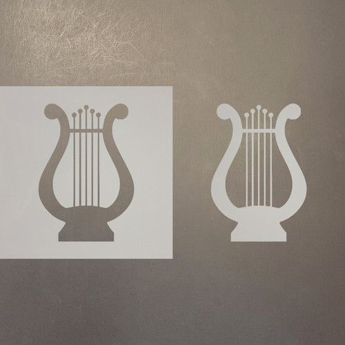 Lyre Reusable Mylar Stencils