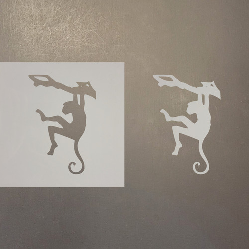 Monkey 3 Reusable Mylar Stencils