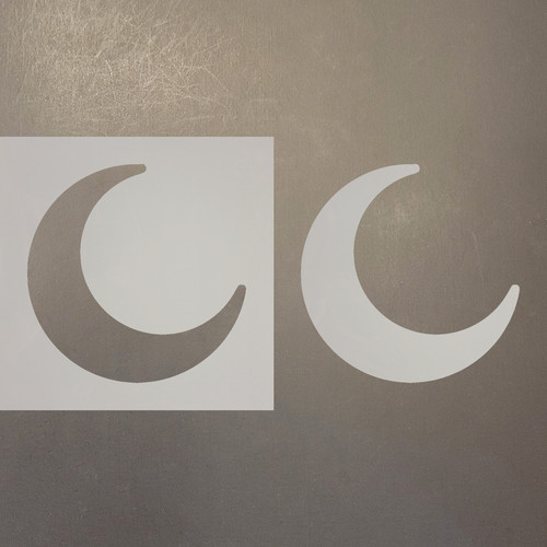 Moon 2 Reusable Mylar Stencils