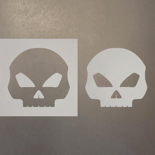Skull 1 Reusable Mylar Stencils