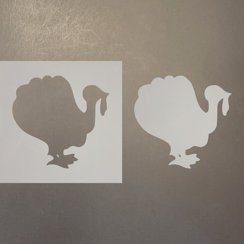 Turkey 2 Reusable Mylar Stencils