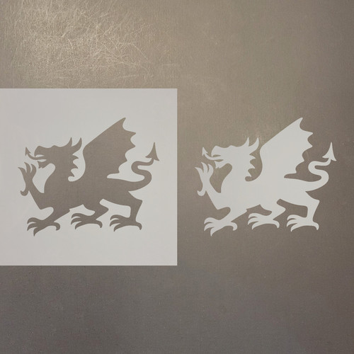 Welsh Dragon Reusable Mylar Stencils