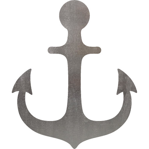 Anchor 4 Steel Cut Out Metal Art Decoration