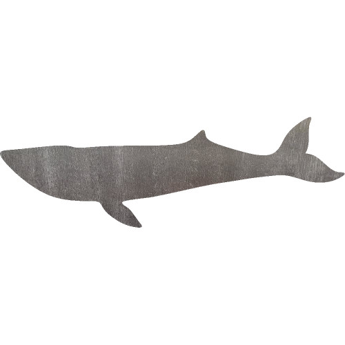 Blue Whale Steel Cut Out Metal Art Decoration