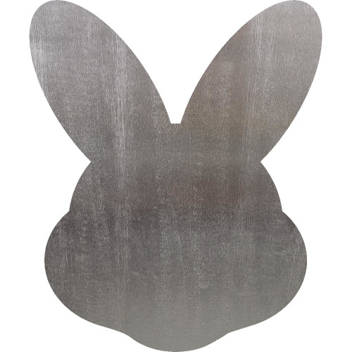 Easter Bunny Head Steel Cut Out Metal Art Decoration