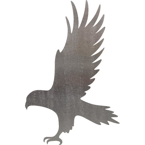 Hawk Steel Cut Out Metal Art Decoration