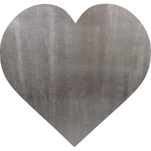 Heart 2 Steel Cut Out Metal Art Decoration