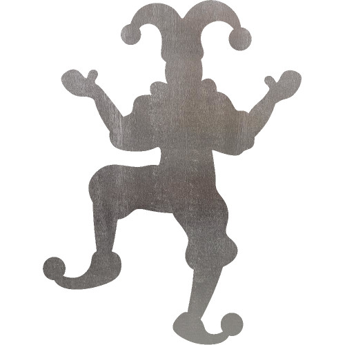 Jester Steel Cut Out Metal Art Decoration