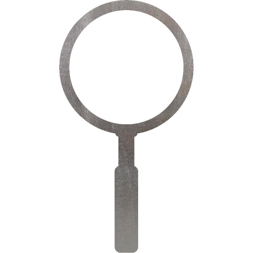 Magnifying Glass Steel Cut Out Metal Art Decoration