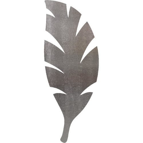 Palm Leaf Steel Cut Out Metal Art Decoration