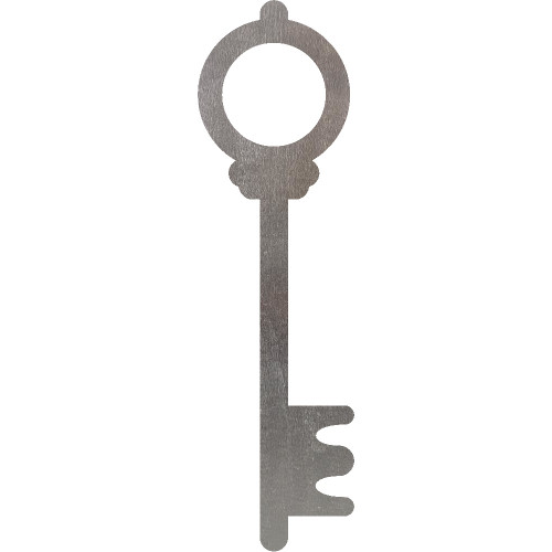 Skeleton Key Steel Cut Out Metal Art Decoration