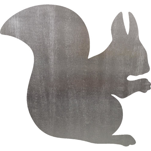 Squirrel Steel Cut Out Metal Art Decoration