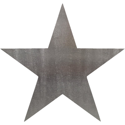 Star 4 Steel Cut Out Metal Art Decoration