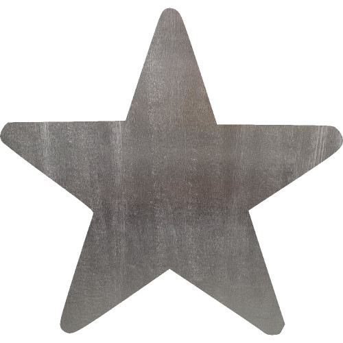 Star 5 Steel Cut Out Metal Art Decoration