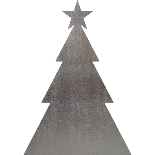 Triangle Christmas Tree Steel Cut Out Metal Art Decoration