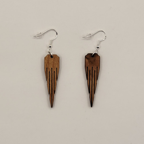 Natural Long Style 21 Natural Wood Earrings Boho Trendy Rustic Earrings