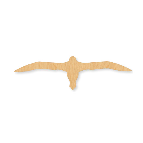 Albatross Wood Cutout - Unfinished Baltic Birch Craft Shape