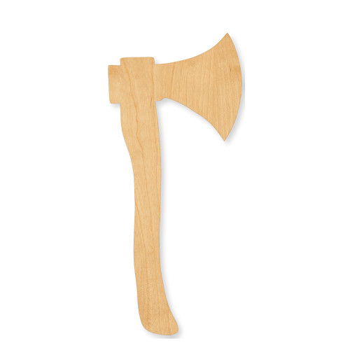 Axe 2 Wood Cutout - Unfinished Baltic Birch Craft Shape