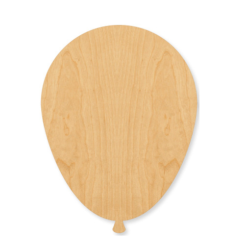 Balloons Wood Cutout - Unfinished Baltic Birch Craft Shape