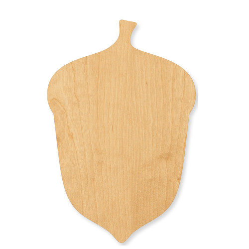Acorn 1 Wood Cutout - Unfinished Baltic Birch Craft Shape