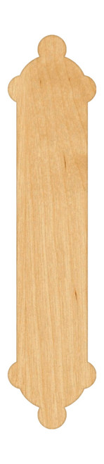 Barber Pole Wood Cutout Craft Blank, Unfinished Baltic Birch DIY Shape for Crafts and Decor