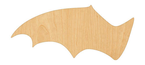 Bat Wing Wood Cutout Craft Blank, Unfinished Baltic Birch DIY Shape for Crafts and Decor
