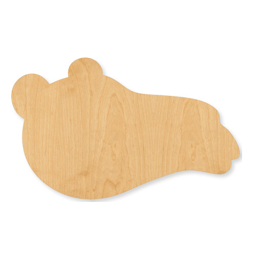 Camel Head Wood Cutout - Unfinished Baltic Birch Craft Shape