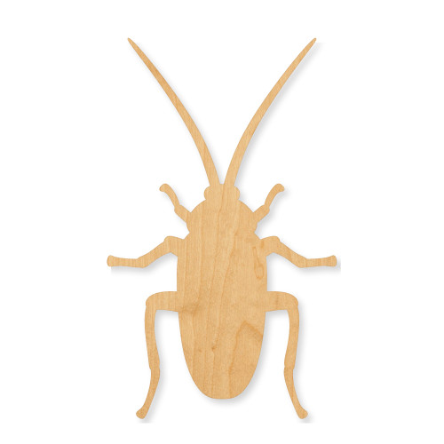 Cockroach Wood Cutout - Unfinished Baltic Birch Craft Shape