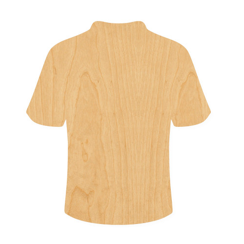 Football Jersey Wood Cutout for Crafts, Unfinished Baltic Birch Craft Shape