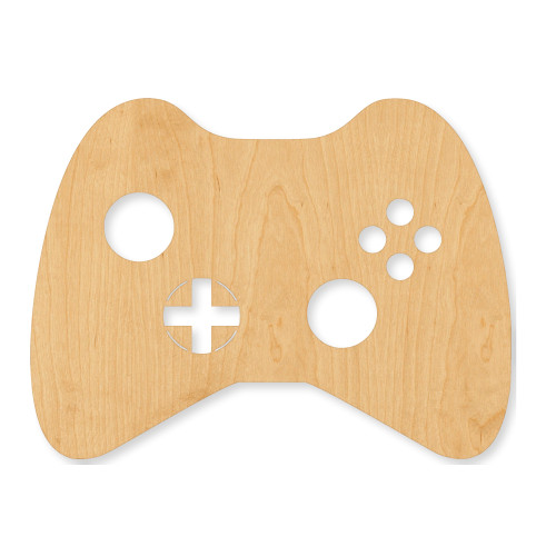 Game Controller Wood Cutout - Unfinished Baltic Birch Craft Shape