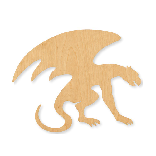 Gargoyle Wood Cutout - Unfinished Baltic Birch Craft Shape