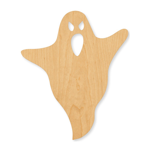 Ghost 1 Wood Cutout - Unfinished Baltic Birch Craft Shape