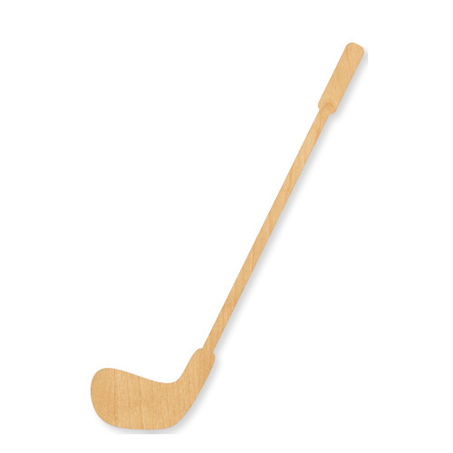 Golf Club 2 Wood Cutout - Unfinished Baltic Birch Craft Shape