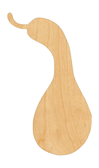 Gourd Outline Wood Cutout Craft Blank, Unfinished Baltic Birch DIY Shape for Crafts and Decor