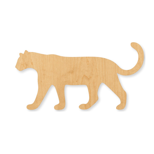 Leopard Wood Cutout - Unfinished Baltic Birch Craft Shape
