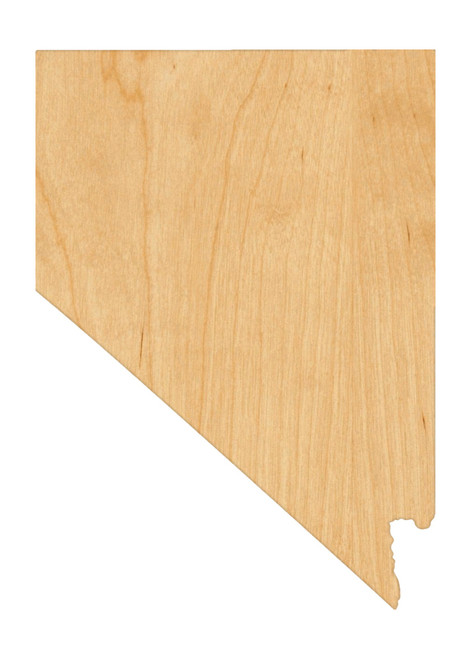 Unfinished Nevada Wood Cutout for Door Hangers, Seasonal Decor and Paint Parties, Baltic Birch Craft Blank