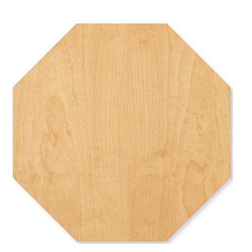 Unfinished Octagon Wood Cutout - Unfinished Baltic Birch Craft Shape