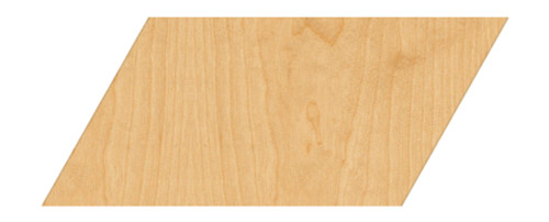 Unfinished Parallelogram Wood Cutout for Door Hangers, Seasonal Decor and Paint Parties, Baltic Birch Craft Blank