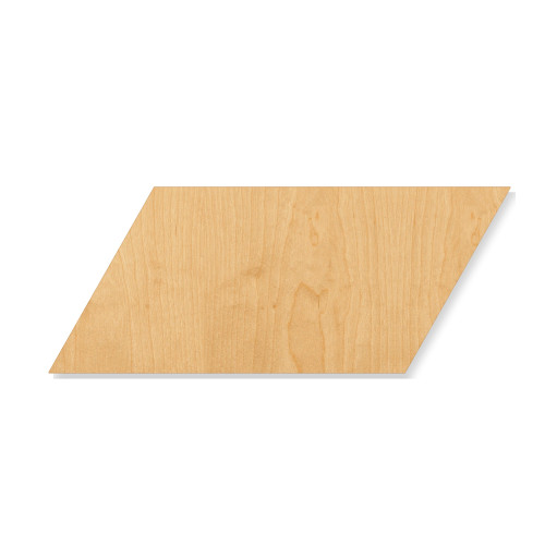Unfinished Parallelogram Wood Cutout - Unfinished Baltic Birch Craft Shape