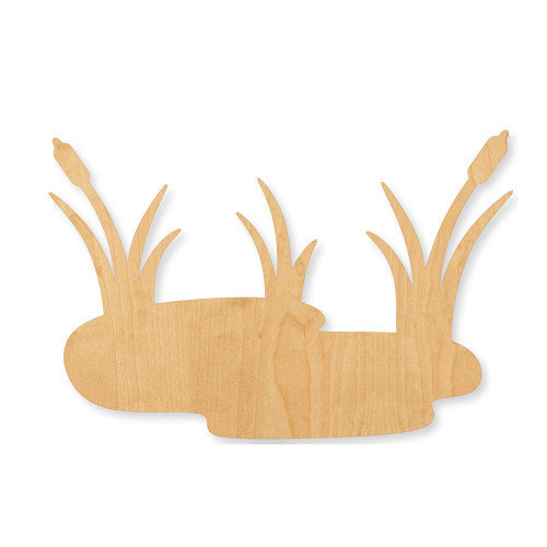 Unfinished Pond Wood Cutout - Unfinished Baltic Birch Craft Shape