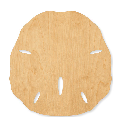 Unfinished Sand Dollar Wood Cutout - Unfinished Baltic Birch Craft Shape