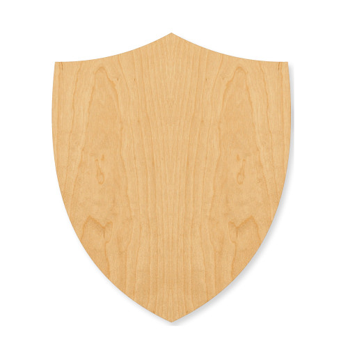 Unfinished Shield Wood Cutout - Unfinished Baltic Birch Craft Shape