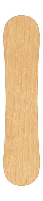 Unfinished Snowboard Wood Cutout for Door Hangers, Seasonal Decor and Paint Parties, Baltic Birch Craft Blank