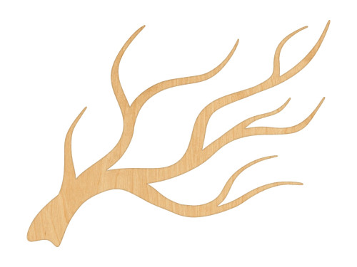 Unfinished Treebranch Wood Cutout for Door Hangers, Seasonal Decor and Paint Parties, Baltic Birch Craft Blank