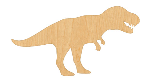 Unfinished Trex-Copy Wood Cutout for Door Hangers, Seasonal Decor and Paint Parties, Baltic Birch Craft Blank