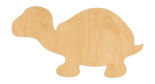 Unfinished Turtle Wood Cutout for Door Hangers, Seasonal Decor and Paint Parties, Baltic Birch Craft Blank