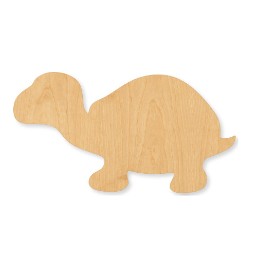 Unfinished Turtle Wood Cutout - Unfinished Baltic Birch Craft Shape
