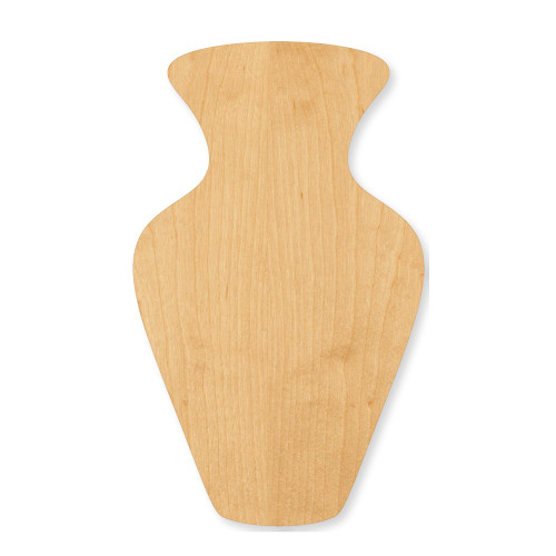 Unfinished Vase Wood Cutout - Unfinished Baltic Birch Craft Shape