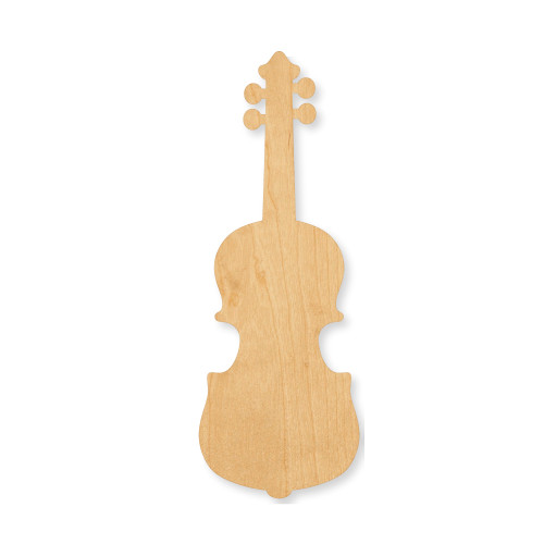 Unfinished Viola Wood Cutout - Unfinished Baltic Birch Craft Shape
